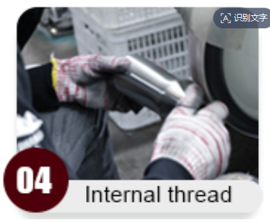 Water Bottles Production Process Internal thread